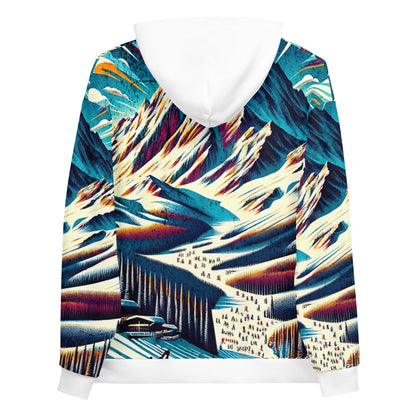 Mammoth Mountain CA Graphic Hoodie – Adult  All-Over Print Pullover, Vibrant Multicolor