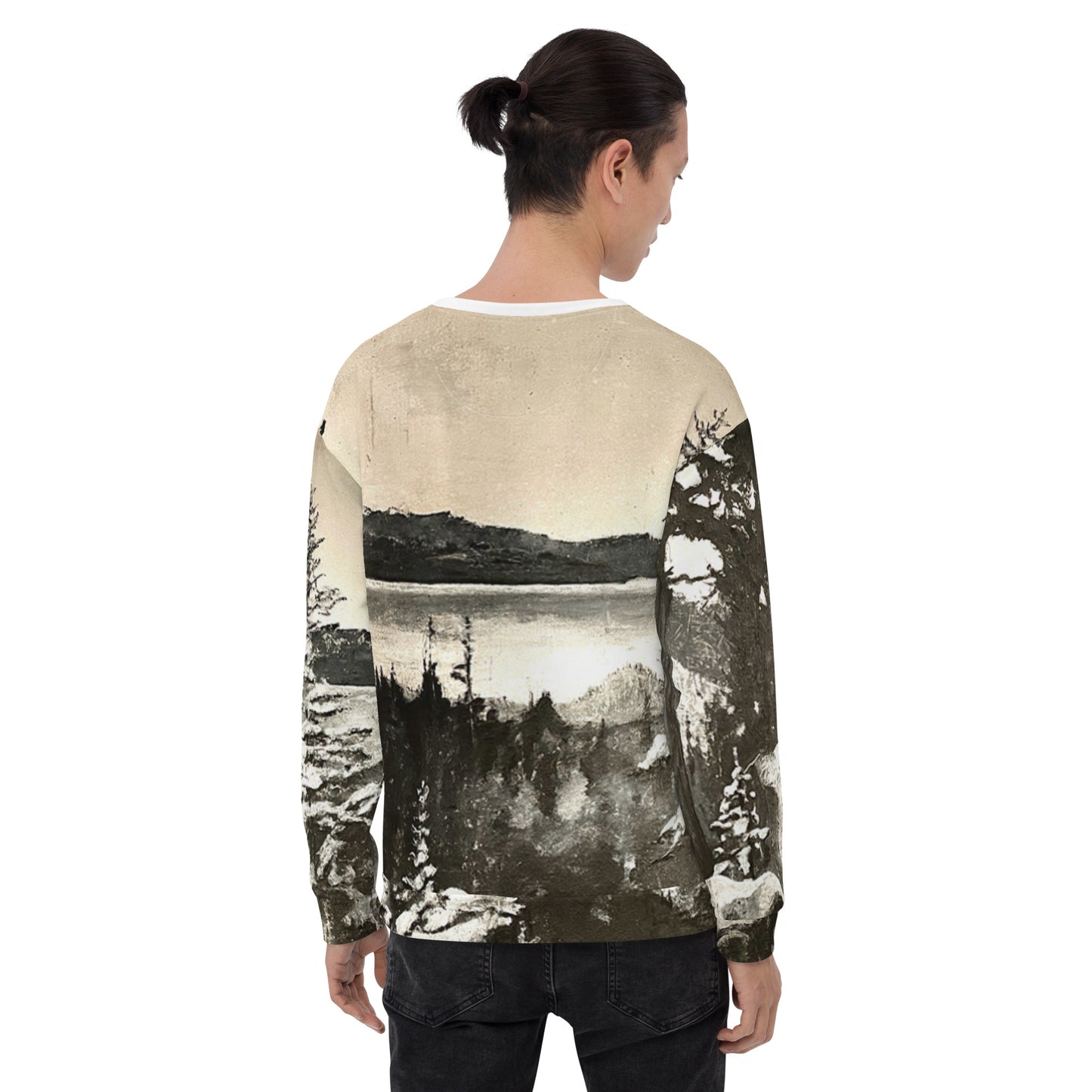 Lake Tahoe All Over Print Sweatshirt - Unique Artwork by Local Artist