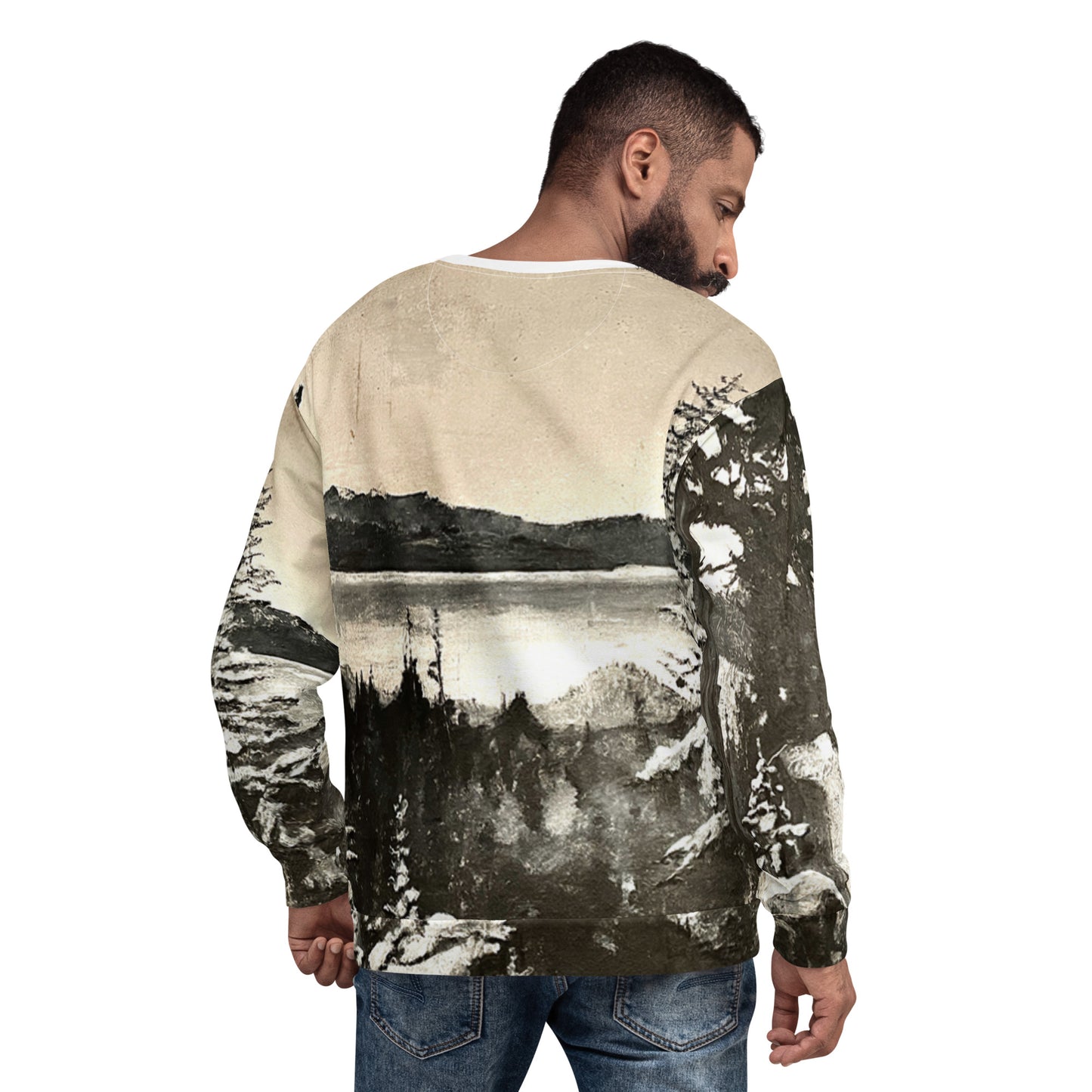 Lake Tahoe All Over Print Sweatshirt - Unique Artwork by Local Artist