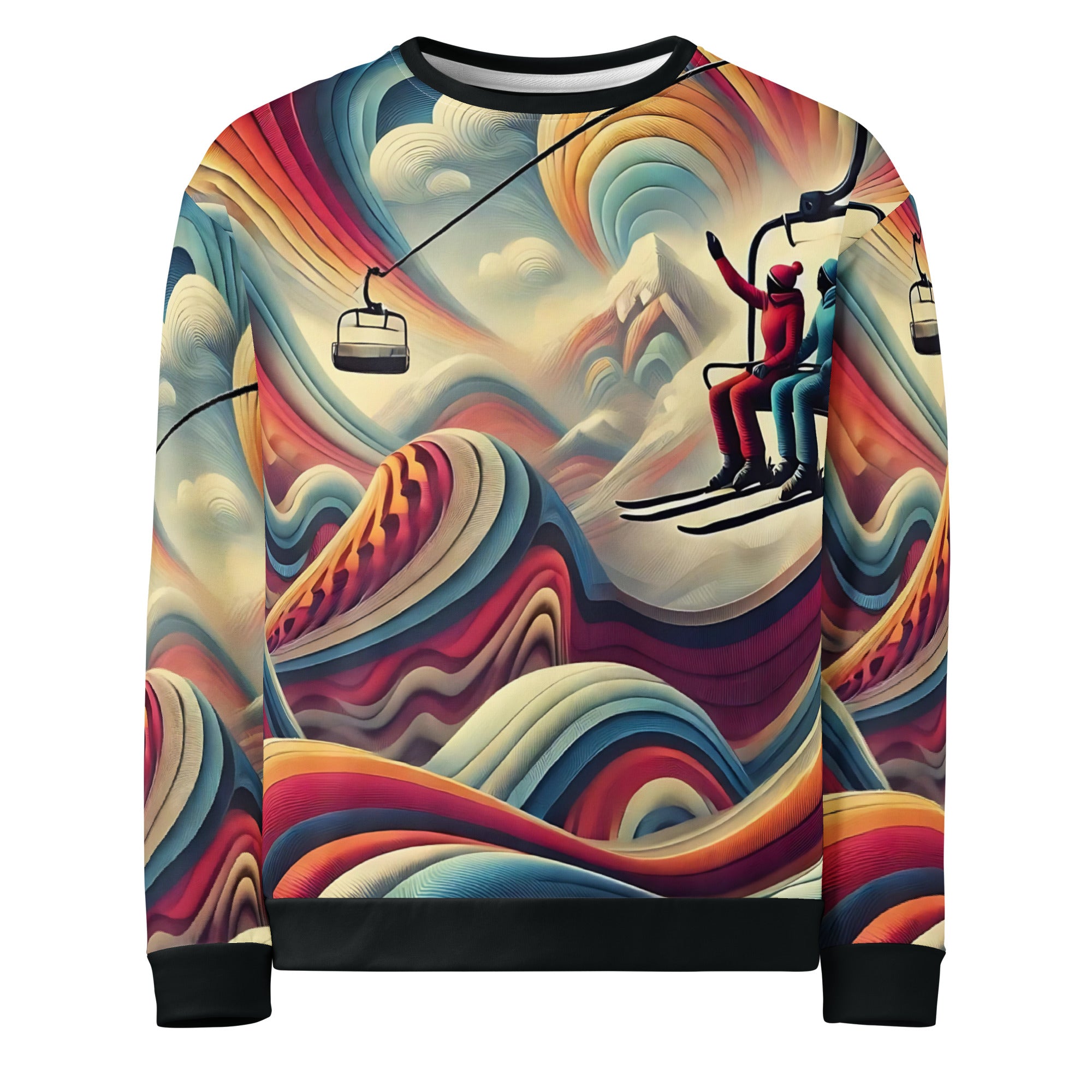24FW新作★CODE GRAPHY★CODE ARTWORK COLOR OVERFIT SWEATSHIRT VA-FW24-848 JINX TAPESTRY RETRO REWORK CREWNECK – VENDETTA