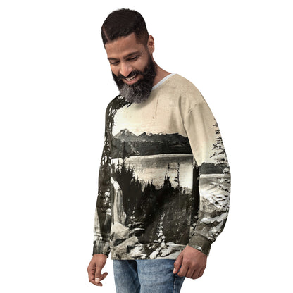 Lake Tahoe All Over Print Sweatshirt - Unique Artwork by Local Artist