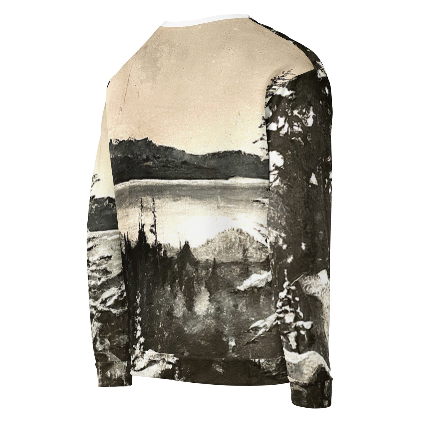 Lake Tahoe All Over Print Sweatshirt - Unique Artwork by Local Artist