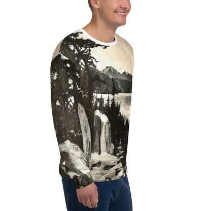 Lake Tahoe All Over Print Sweatshirt - Unique Artwork by Local Artist