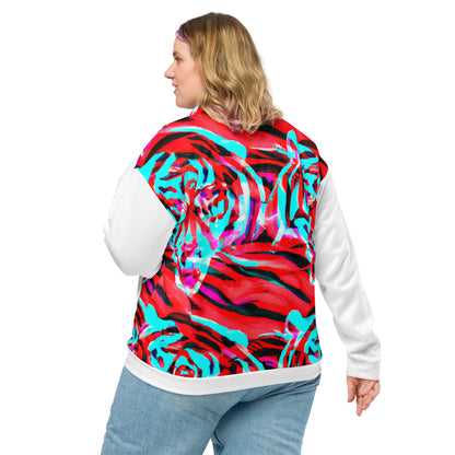 Tiger Retro Mash-Up Bomber Jacket