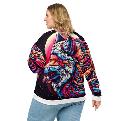 Wolf Art Bomber Jacket Adult Vibrant Artistic All Over Print Full Zip Soft Shell