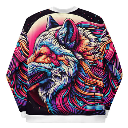 Wolf Art Bomber Jacket Adult Vibrant Artistic All Over Print Full Zip Soft Shell