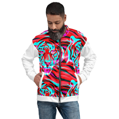 Tiger Retro Mash-Up Bomber Jacket